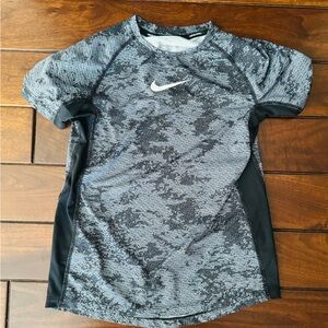 Nike Pro Dri-FIT Gray and Black Shirt